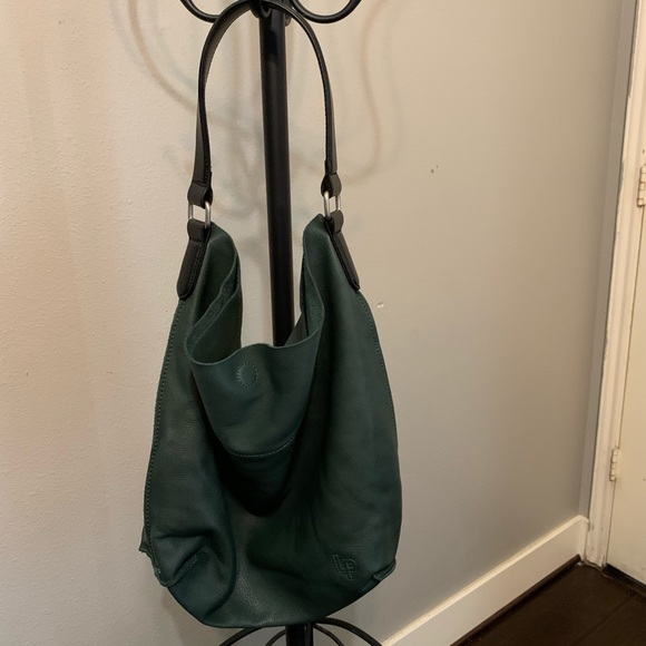hunter green tote